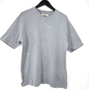 Tommy Bahama Silk Blend Gray Crew Neck Shirt